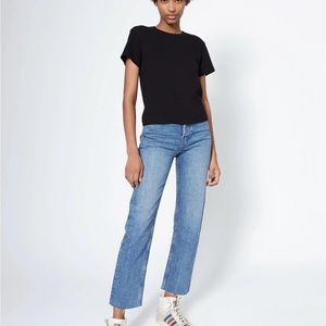 Re/Done High Rise Stove Pipe Jeans Medium Vain